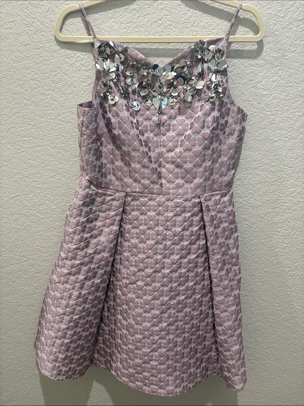 Kate Spade NY Flora Embellished Jacquard Mini Dress Size 4
